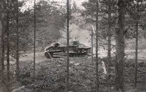 Hyökkäysvaunu tulessa